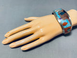 Monument Valley Air Balloon Native American Navajo Turquoise Sterling Silver Bracelet-Nativo Arts