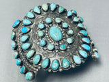 Museum Authentic Vintage Native American Navajo Turquoise Sterling Silver Bracelet Old-Nativo Arts