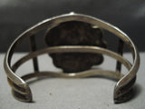 Museum Vintage Native American Navajo #8 Turquoise Sterling Silver Bracelet Old-Nativo Arts