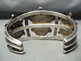 Museum Vintage Native American Navajo Old Turquoise Sterling Silver Bracelet-Nativo Arts