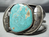 Museum Vintage Native American Navajo Royston Turquoise Sterling Silver Bracelet-Nativo Arts