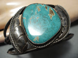 Museum Vintage Native American Navajo Royston Turquoise Sterling Silver Bracelet-Nativo Arts
