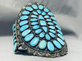 Museum Vintage Native American Navajo Turquoise Sterling Silver Bracelet-Nativo Arts