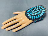 Museum Vintage Native American Navajo Turquoise Sterling Silver Bracelet-Nativo Arts