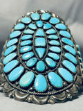 Museum Vintage Native American Navajo Turquoise Sterling Silver Bracelet-Nativo Arts
