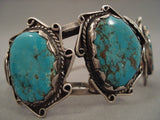 Museum Vintage Navajo Marcus Chavez Native American Jewelry Silver Bracelet-Nativo Arts