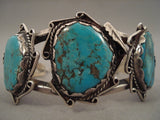 Museum Vintage Navajo Marcus Chavez Native American Jewelry Silver Bracelet-Nativo Arts
