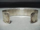 Native American Absolutely Incredible Signed Vintage Zuni Sterling Silver Bracelet-Nativo Arts