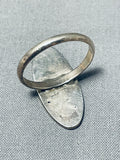 Native American Alvin Taylor Vintage Navajo Dancing Kachina Sterling Silver Ring-Nativo Arts
