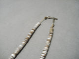 Native American Amazing Vintage Santo Domingo Royston Turquoise Sterling Silver Necklace Old-Nativo Arts