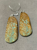 Native American Attractive Rare #8 Turquoise Mine Sterling Silver Earrings-Nativo Arts