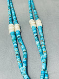Native American Authentic Vintage Santo Domingo Turquoise Coral Necklace-Nativo Arts