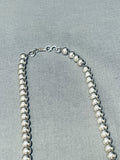 Native American Authentic Vintage Zuni Turquoise Sterling Silver Squash Blossom Necklace-Nativo Arts