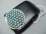 Native American Best Vintage Navajo Turquoise Snake Eyes Sterling Silver Ketoh Bracelet-Nativo Arts