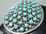 Native American Best Vintage Navajo Turquoise Snake Eyes Sterling Silver Ketoh Bracelet-Nativo Arts