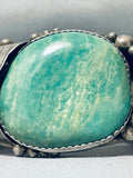 Native American Colossal Fierro Family Vintage Royston Turquoise Sterling Silver Bracelet-Nativo Arts
