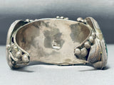 Native American Colossal Fierro Family Vintage Royston Turquoise Sterling Silver Bracelet-Nativo Arts
