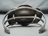 Native American Dancing Kachina Vintage Navajo Turquoise Sterling Silver Bracelet-Nativo Arts