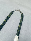 Native American Fantastic Santo Domingo Turquoise Serpentine Shell Necklace-Nativo Arts