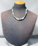 Native American Fantastic Santo Domingo Turquoise Serpentine Shell Necklace-Nativo Arts