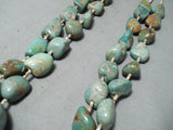 Native American Fantastic Vintage Santo Domingo Royston Turquoise Heishi Necklace-Nativo Arts