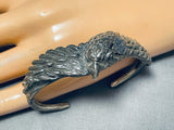 Native American Harley Davidson Vintage Sterling Silver Eagle Bracelet-Nativo Arts