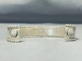 Native American Important Ben Begaye (d.) Old Earrings Turquoise Sterling Silver Bracelet-Nativo Arts