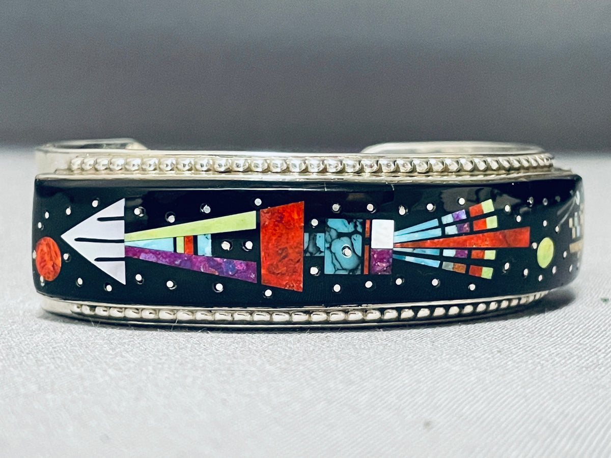 Native American Important One Of The Most Intricate Apache Turquoise S ...