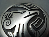 Native American Important Willis Humeyestewa Sterling Silver Bird Pendant Pin-Nativo Arts