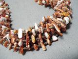 Native American Incredible Santo Domingo Native Ameerican Spiny Oyster 8 Strand Necklace-Nativo Arts