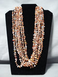 Native American Incredible Santo Domingo Native Ameerican Spiny Oyster 8 Strand Necklace-Nativo Arts