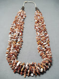 Native American Incredible Santo Domingo Native Ameerican Spiny Oyster 8 Strand Necklace-Nativo Arts