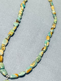 Native American Marvelous Vintage Santo Domingo Royston Turquoise Sterling Silver Necklace-Nativo Arts