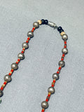 Native American Marvelous Vintage Santo Domingo Turquoise Sterling Silver Necklace-Nativo Arts