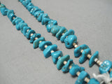 Native American Museum Vintage Longer Navajo Turquoise Heishi Jacla Necklace Old-Nativo Arts