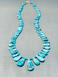 Native American One Of The Best Ever Vintage Santo Domingo Gilbert Turquoise Heishi Necklace-Nativo Arts