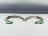 Native American One Of The Most Unique Ever Cerrillos Turquoise Heishi Sterling Silver Bracelet-Nativo Arts
