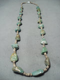 Native American Outstanding Santo Domingo Royston Turquoise Heishi Necklace-Nativo Arts