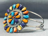 Rare Colorful Southwest Turquoise Shell Sterling Silver Bracelet-Nativo Arts
