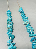 Native American Rare Gilbert Turquoise Vintage Santo Domingo Jacla Heishi Necklace Old-Nativo Arts