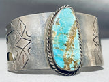 Native American Rare Older Mexican/ Navajo Vintage Turquoise Sterling Silver Bracelet-Nativo Arts