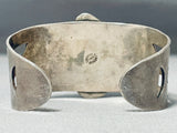 Native American Rare Older Mexican/ Navajo Vintage Turquoise Sterling Silver Bracelet-Nativo Arts