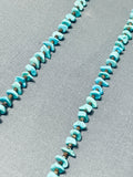 Native American Spectacular Vintage Santo Domingo Turquoise Heishi Necklace-Nativo Arts