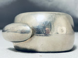Native American The Most Unique Orville Tsinnie Sterling All Silver Vintage Bracelet-Nativo Arts