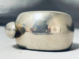 Native American The Most Unique Orville Tsinnie Sterling All Silver Vintage Bracelet-Nativo Arts