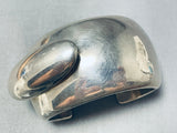 Native American The Most Unique Orville Tsinnie Sterling All Silver Vintage Bracelet-Nativo Arts
