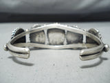One Of A Kind Vintage Navajo Native American Turquoise Sterling Silver Bracelet-Nativo Arts