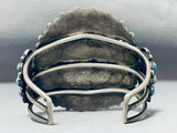 One Of The Best Ever Museum Vintage Native American Navajo Turquoise Sterling Silver Bracelet-Nativo Arts
