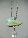 One Of The Best Ever Native American Navajo Ben Begaye Turquoise Sterling Silver Necklace-Nativo Arts