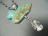 One Of The Best Ever Native American Navajo Ben Begaye Turquoise Sterling Silver Necklace-Nativo Arts